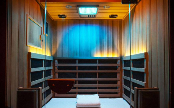 ClearLight Sanctuary Infrared Sauna for soothe sore muscles, detoxify, support metabolism and athletic recovery.